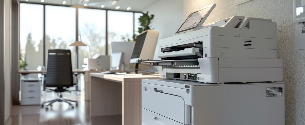 modern office multifunction printer
